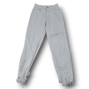 Zara Jeans Size 0 Women's Zara Trafaluc Denimwear Distressed Jeans Crop Cropped